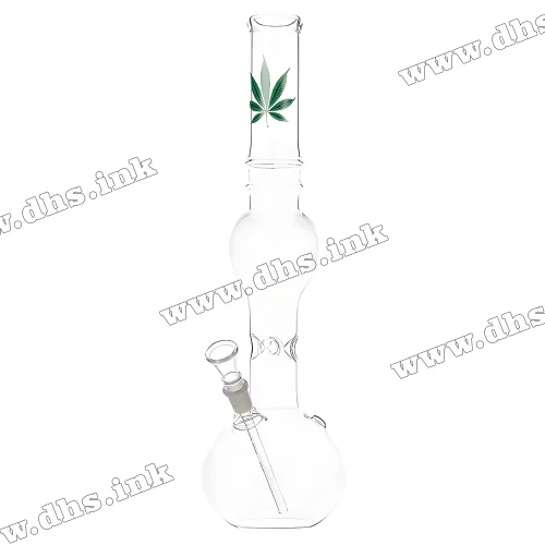 Бонг скляний - Leaf Green Line